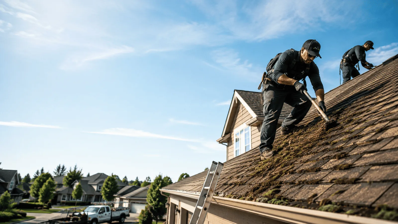 Roof Moss Removal in Prompton, PA near me